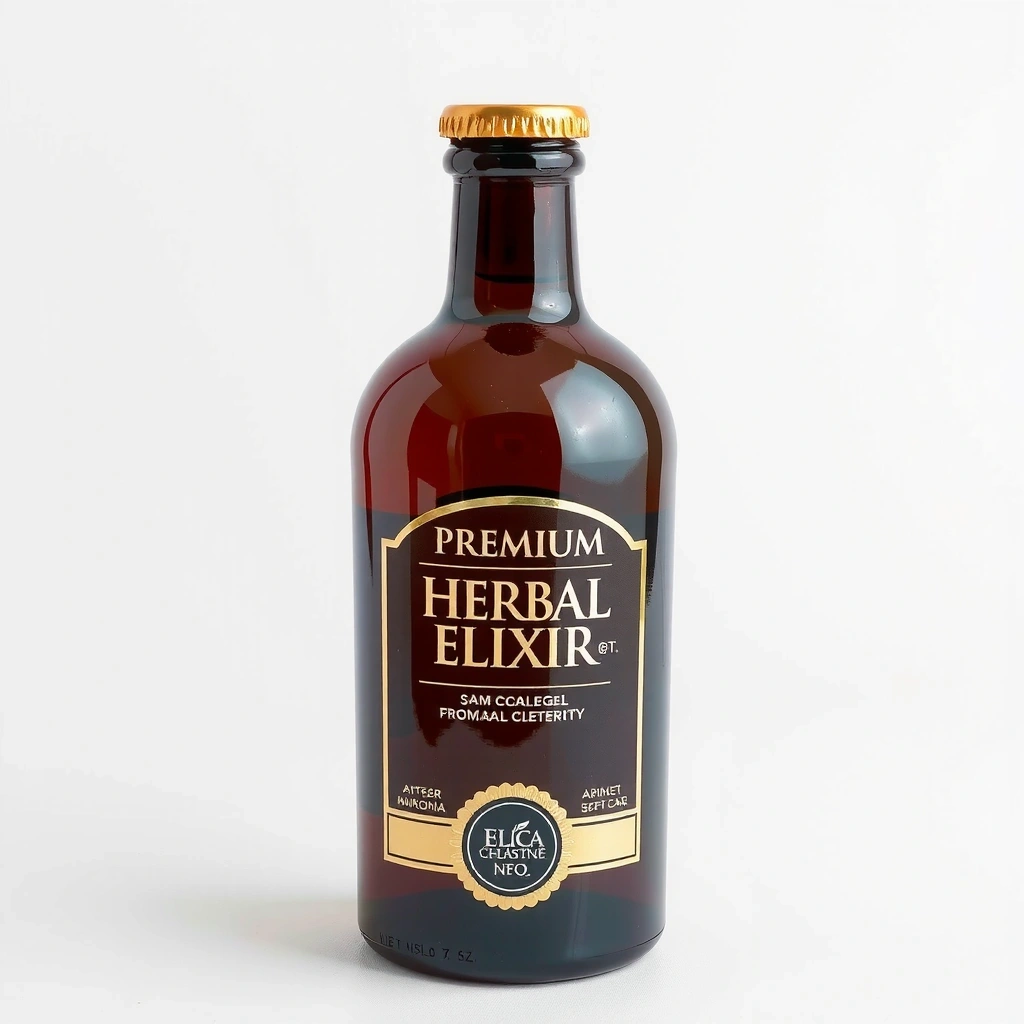 Premium Herbal Elixir front view